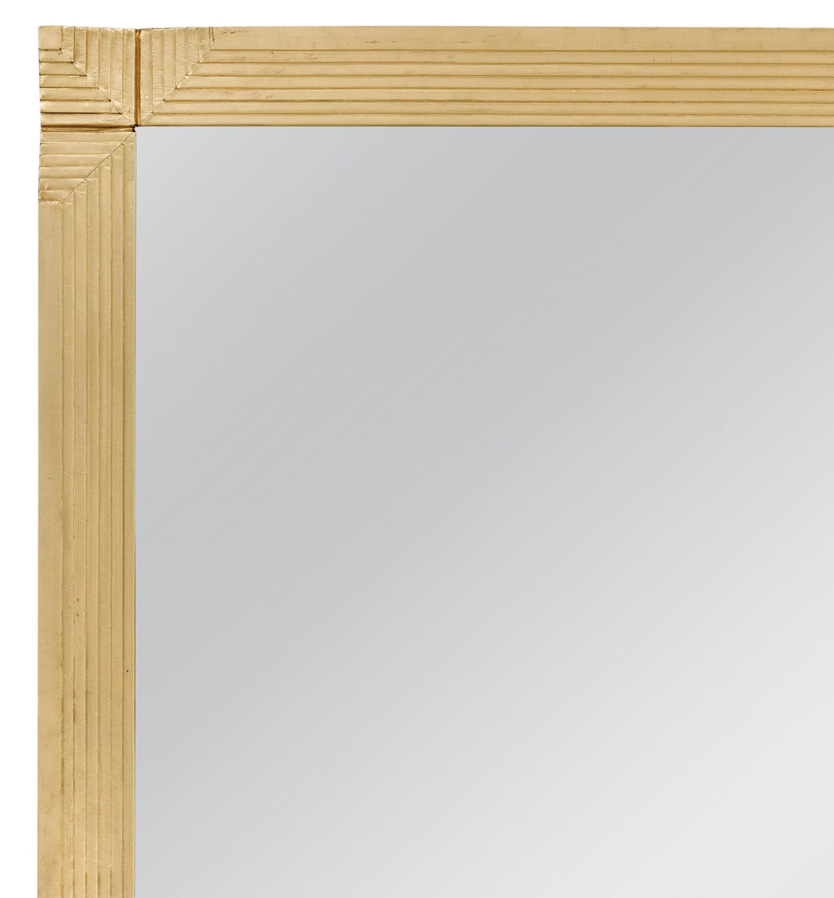 Bassett Antique Brass, Gold Mellstock Floor Mirror