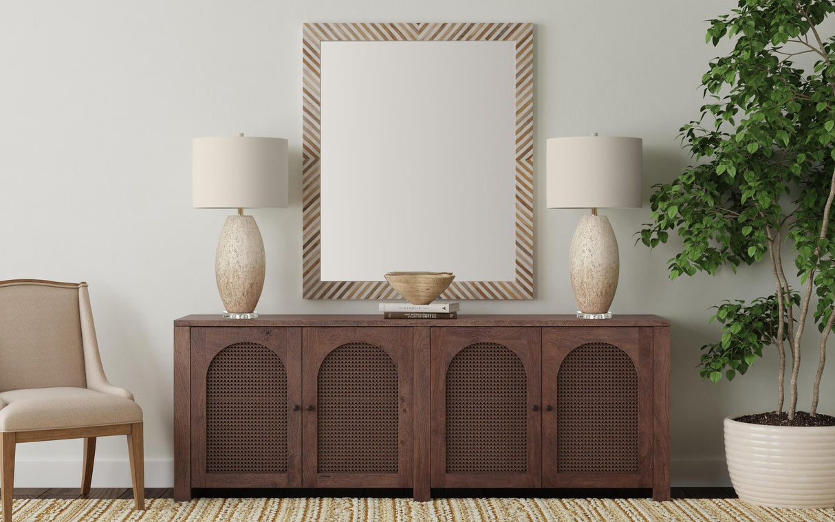 Bassett Natural Karl Wall Mirror