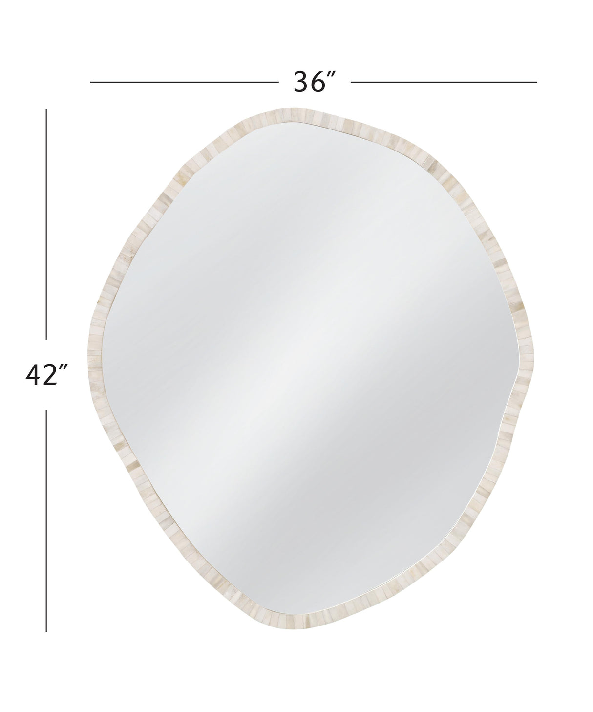 Bassett Soft Cream Tylerton Wall Mirror