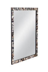 Bassett Black/Grey/Cream Kervo Wall Mirror