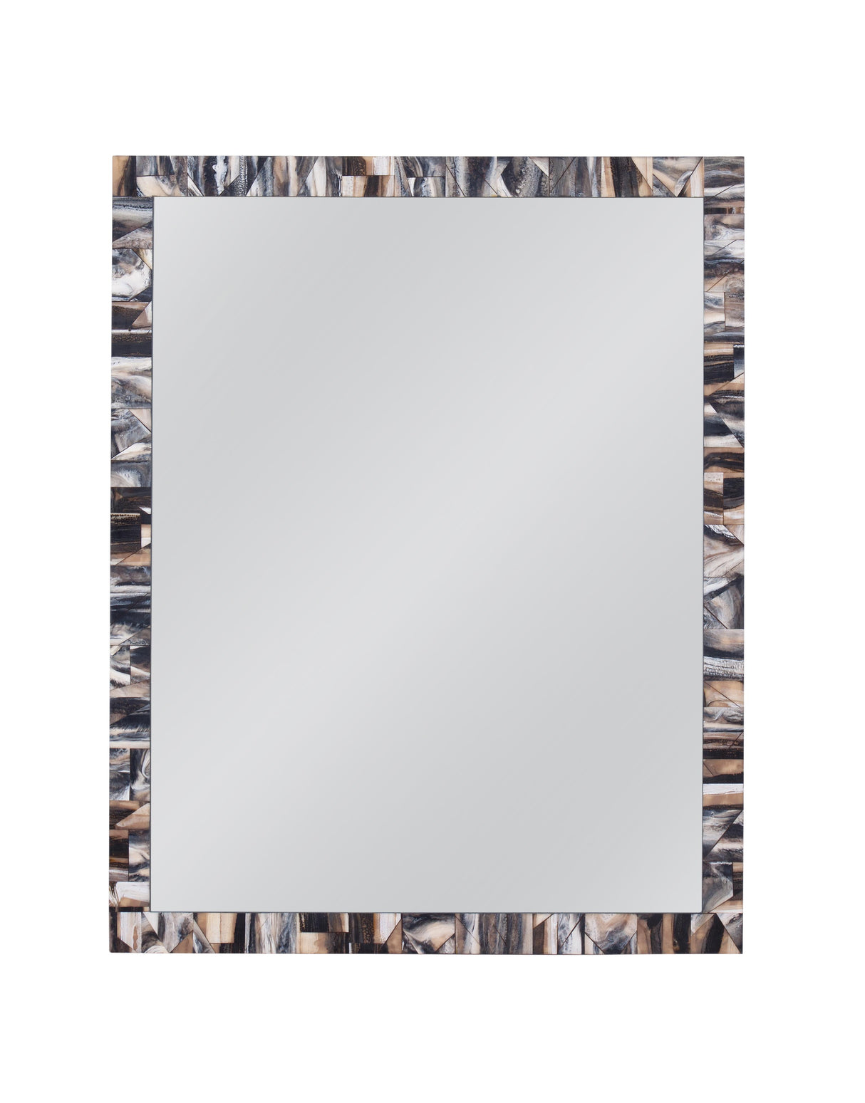 Bassett Black/Grey/Cream Kervo Wall Mirror