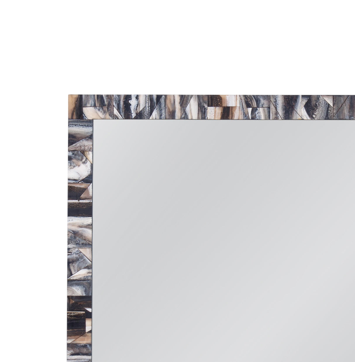 Bassett Black/Grey/Cream Kervo Wall Mirror