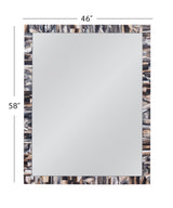 Bassett Black/Grey/Cream Kervo Wall Mirror