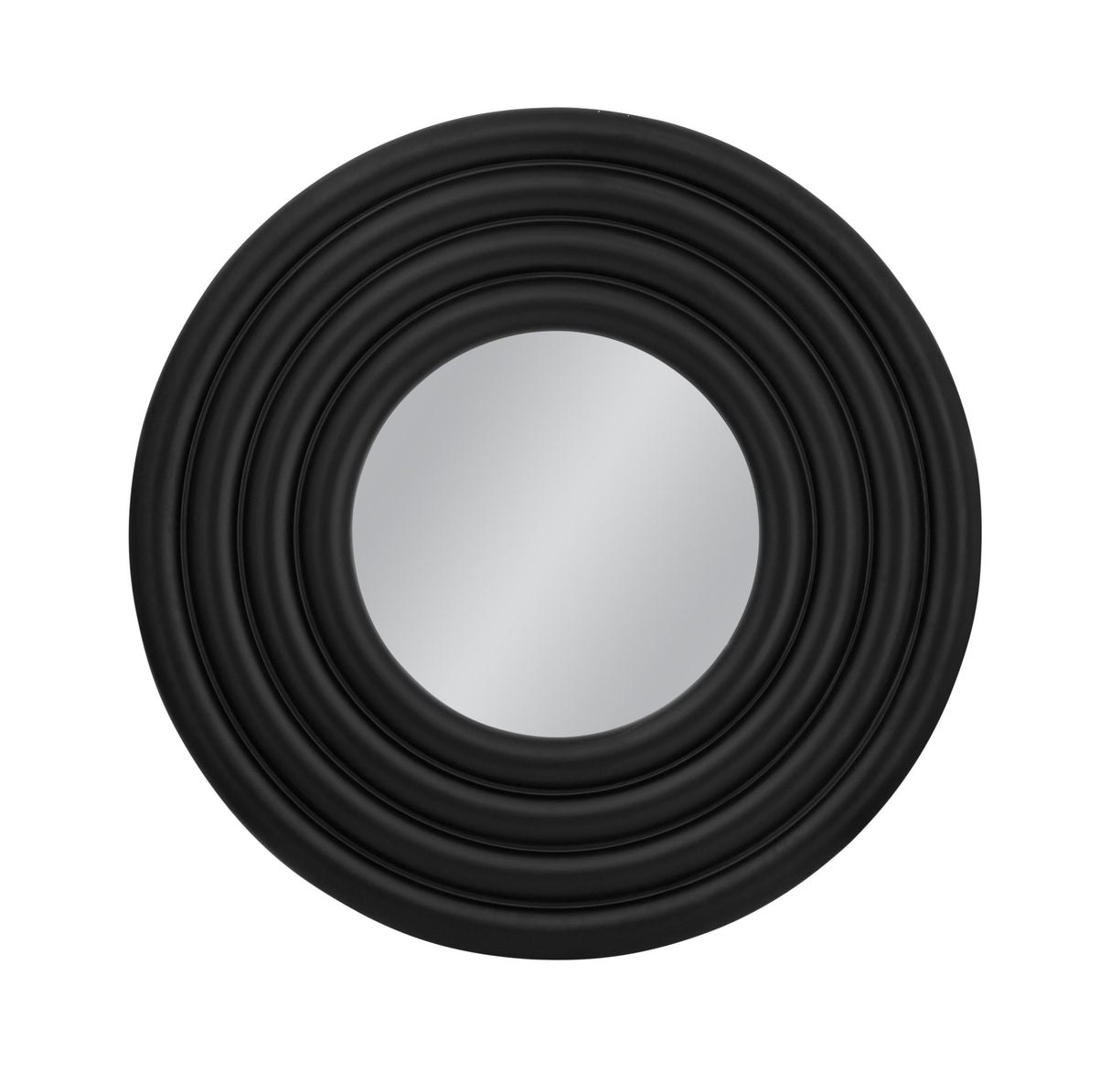 Bassett Matte Black Centauri Wall Mirror