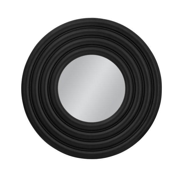 Bassett Matte Black Centauri Wall Mirror