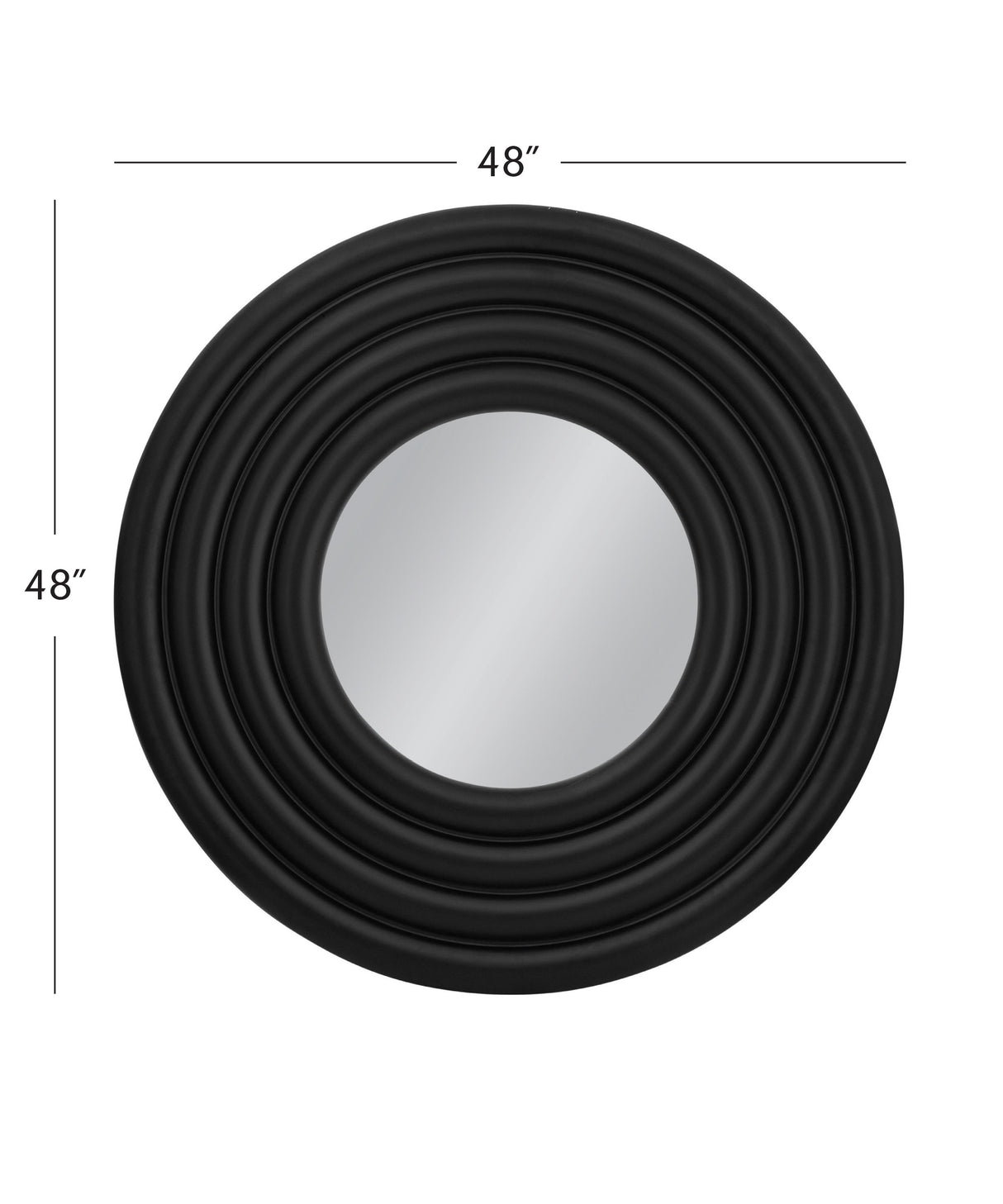 Bassett Black Centauri Wall Mirror