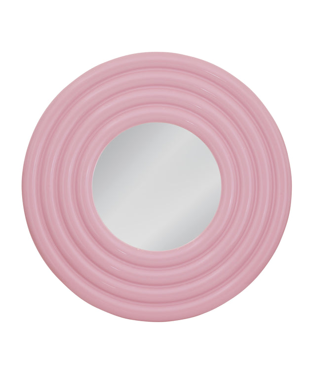 Bassett Glossy Pink Rigel Wall Mirror