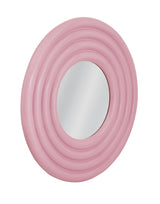 Bassett Glossy Pink Rigel Wall Mirror