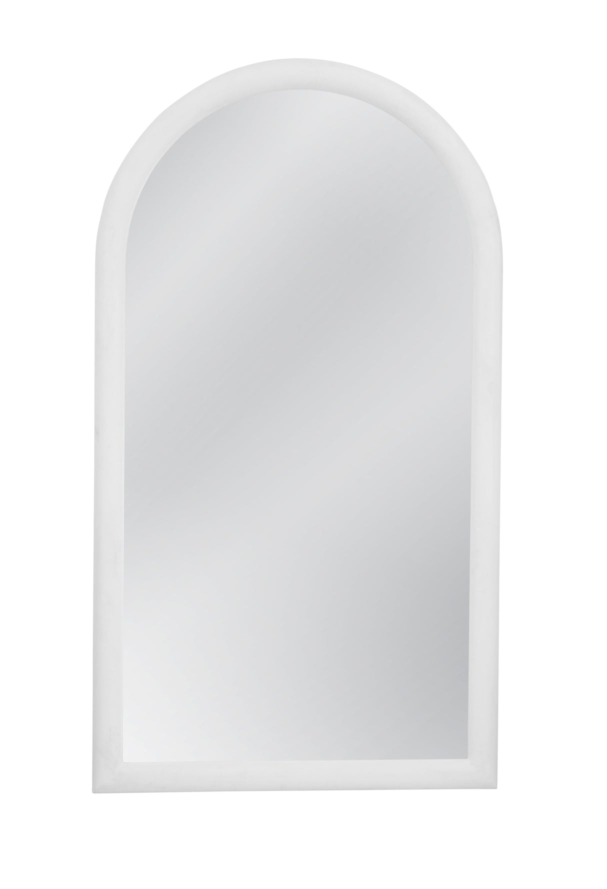 Bassett Matte White Vega Floor Mirror