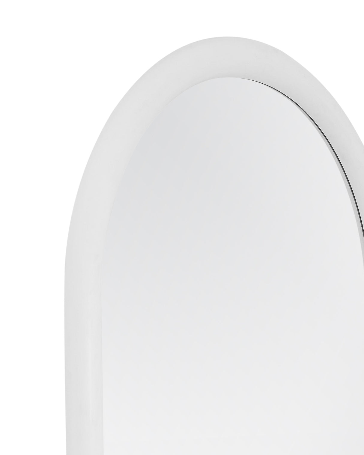 Bassett White Vega Floor Mirror