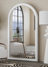 Bassett White Vega Floor Mirror