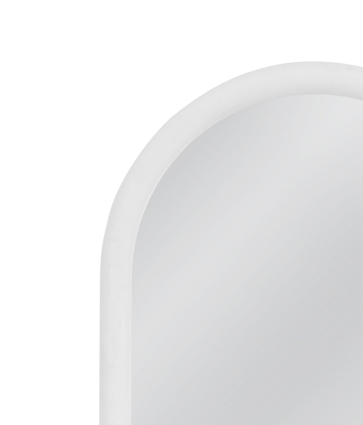 Bassett White Vega Floor Mirror