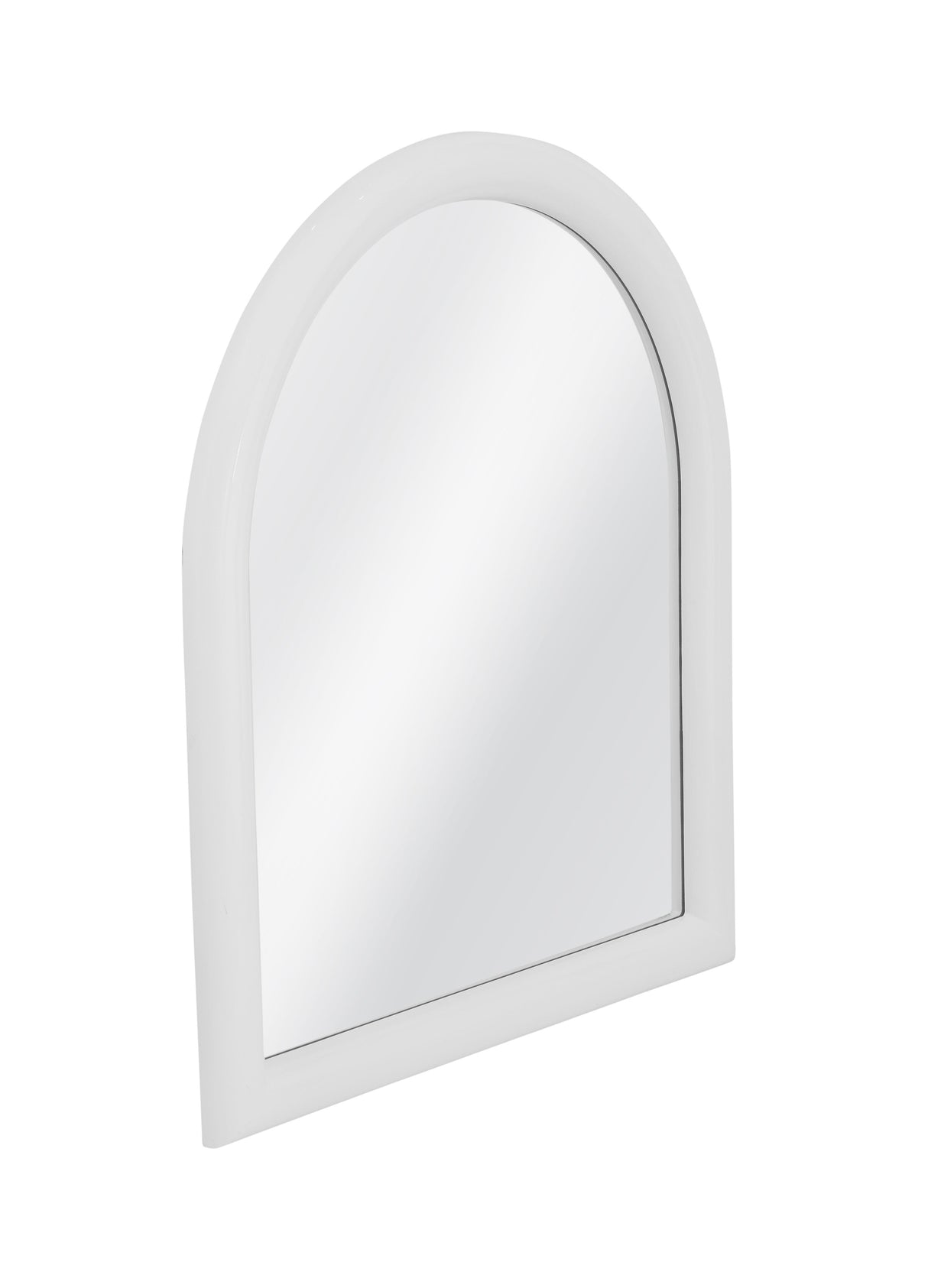 Bassett Glossy White White Vega Wall Mirror