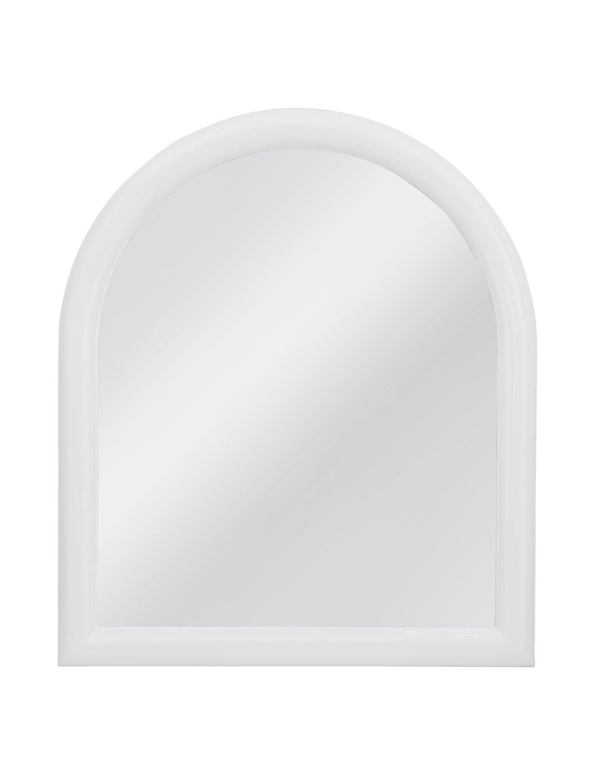 Bassett Glossy White White Vega Wall Mirror
