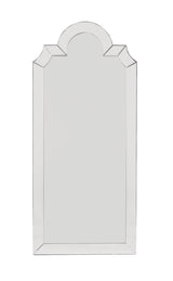 Bassett Champagne Silver Leaf Spica Floor Mirror