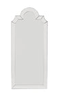 Bassett Champagne Silver Leaf Spica Floor Mirror