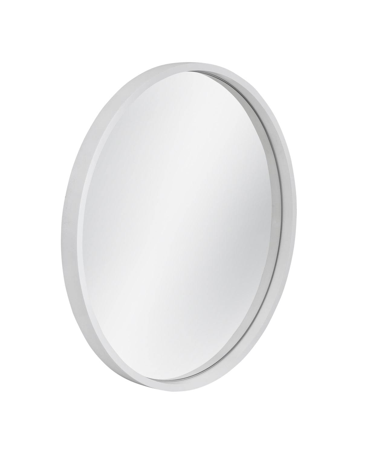 Bassett Glossy White Cyprus Wall Mirror