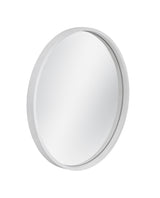 Bassett Glossy White Cyprus Wall Mirror