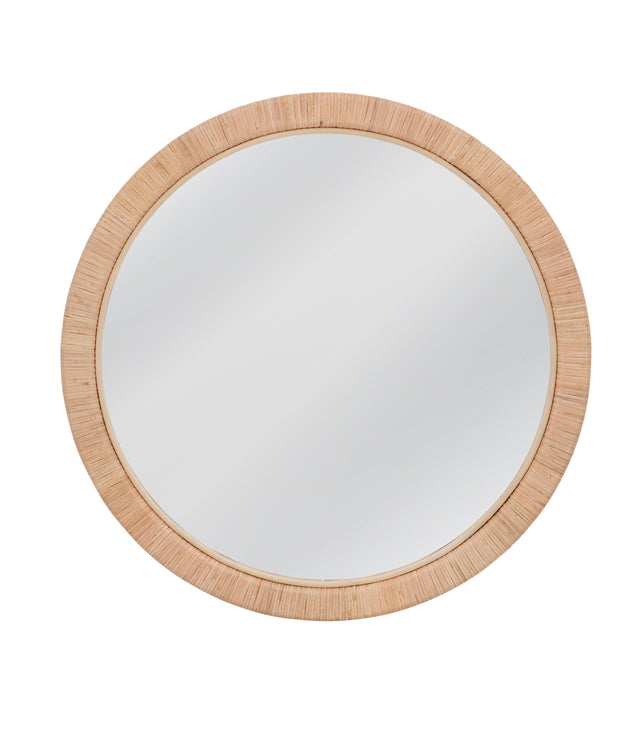 Bassett Light Natural Rattan Picardy Wall Mirror