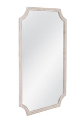 Bassett Distressed White Hendrix Wall Mirror