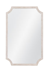 Bassett Distressed White Hendrix Wall Mirror