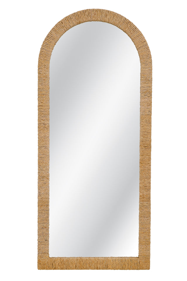 Bassett Warm Natural Tan Jaleene Floor Mirror