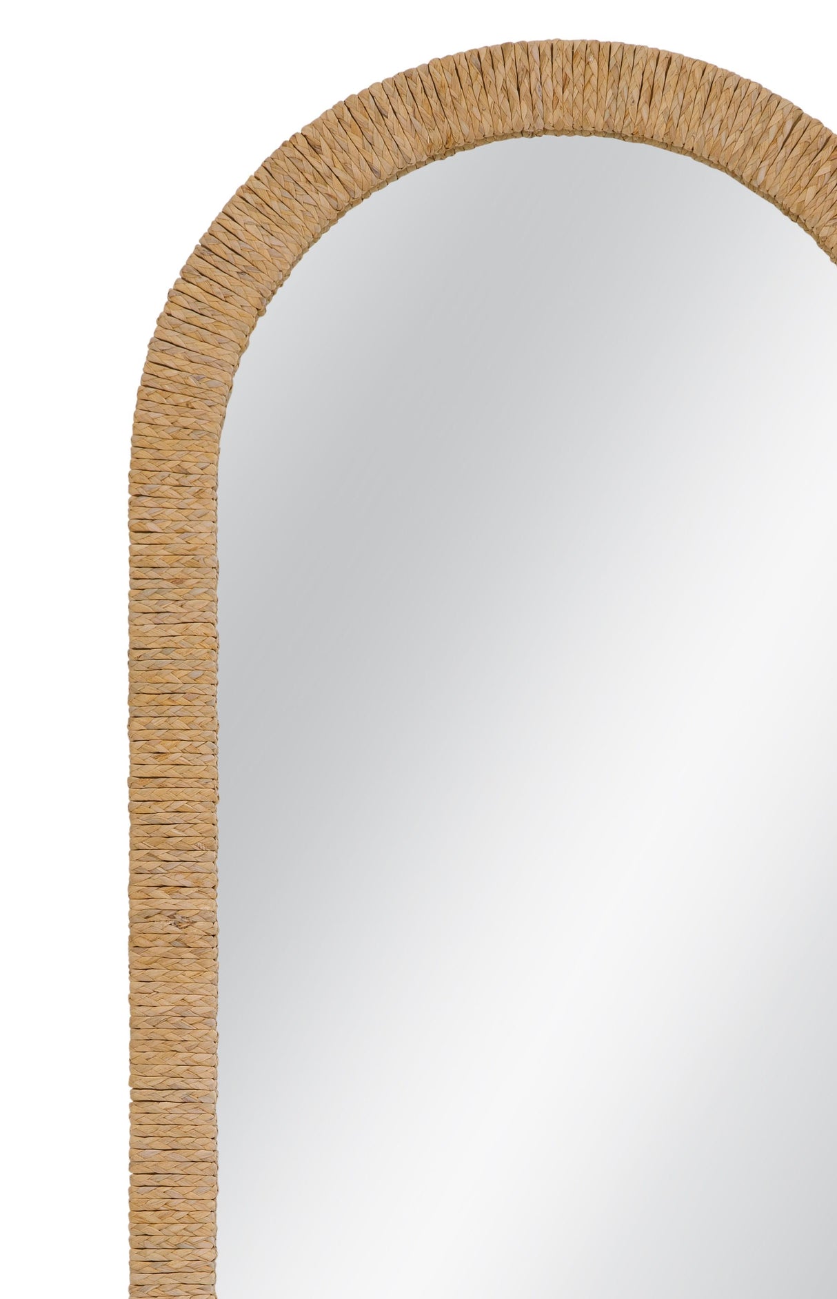 Bassett Warm Natural Tan Jaleene Floor Mirror