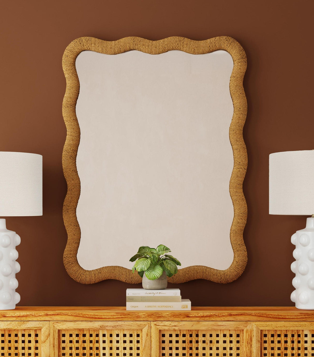 Bassett Natural Burnette Wall Mirror