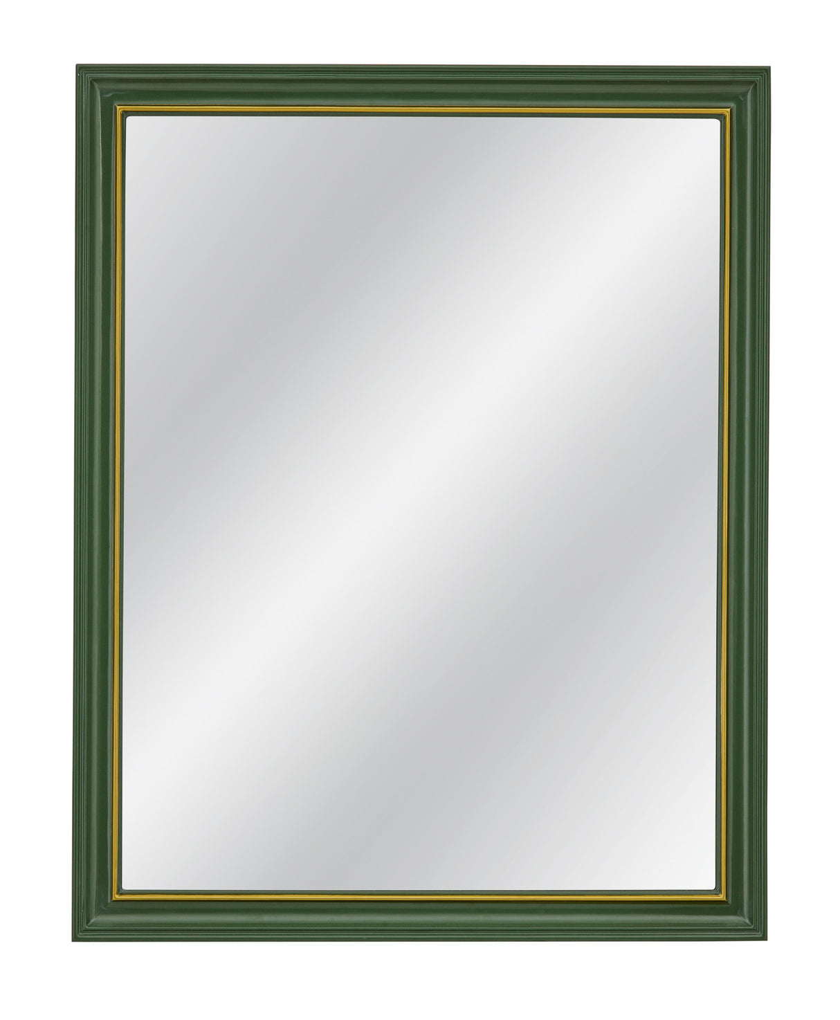 Bassett Rich Green, Elegant Gold Trim Malvern Wall Mirror