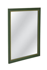 Bassett Rich Green, Elegant Gold Trim Malvern Wall Mirror