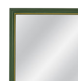 Bassett Rich Green, Elegant Gold Trim Malvern Wall Mirror