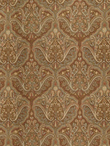 Old World Weavers Shaldar Crewel Brown Fabric