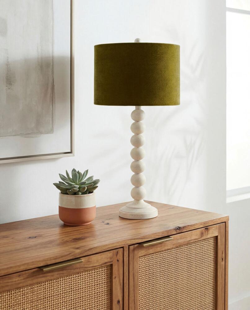 Livabliss Zelda ZEL-006 32"H x 15"W x 20"D Table Lighting