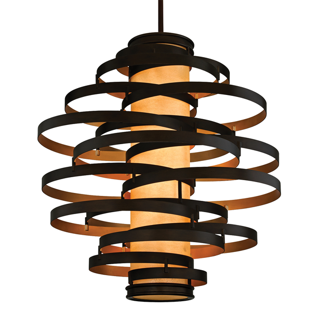 Corbett Lighting Vertigo BRONZE LEAF 45W x 50H Chandelier
