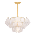 Hudson Valley Lighting Cedar Hill VINTAGE GOLD LEAF 30.25W x 15.5H Chandelier