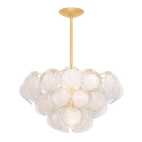 Hudson Valley Lighting Cedar Hill VINTAGE GOLD LEAF 30.25W x 15.5H Chandelier
