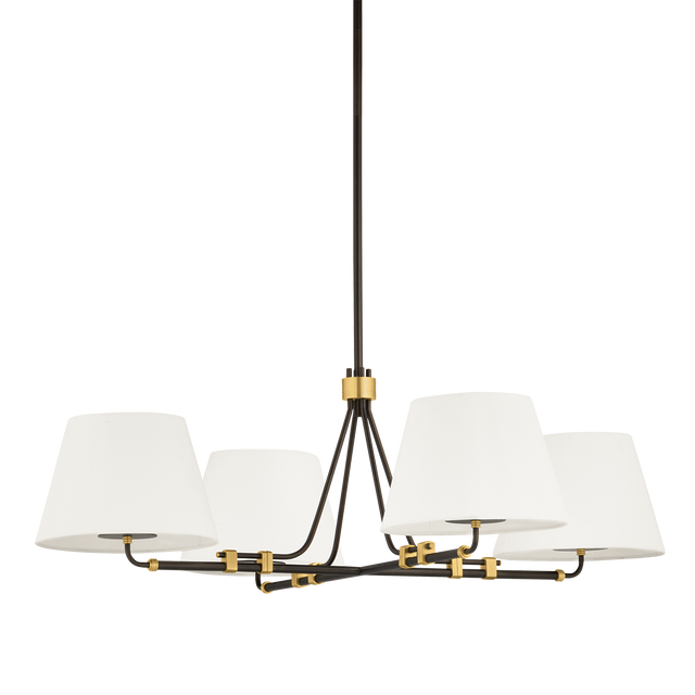Hudson Valley Lighting Crown Heights AGED BRASS 46W x 16.25H Chandelier
