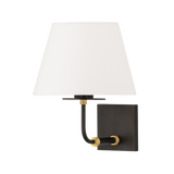Hudson Valley Lighting Crown Heights AGED BRASS 9.25W x 11.25H Wall Sconce