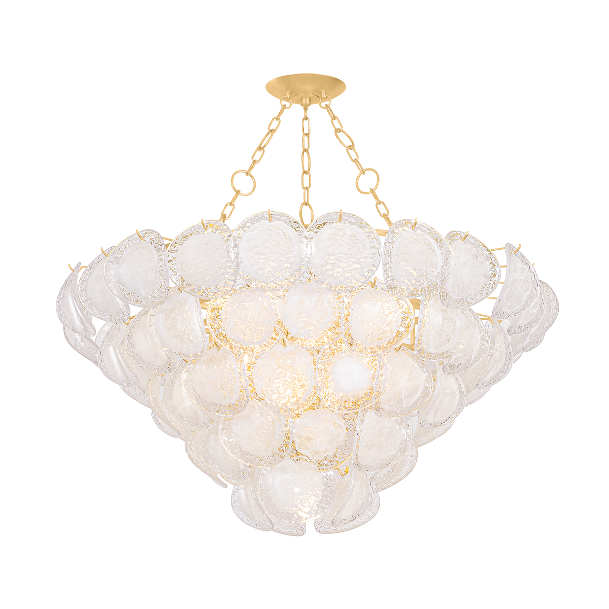 Hudson Valley Lighting Cedar Hill VINTAGE GOLD LEAF 47.25W x 24.25H Chandelier