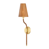 Hudson Valley Lighting Atwood AGED BRASS 6W x 25.25H Wall Sconce