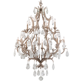 Corbett Lighting Amadeus WARM SILVER LEAF 46.5W x 67.5H Chandelier