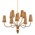Hudson Valley Lighting Atwood AGED BRASS 40W x 32.5H Chandelier