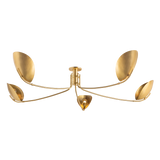 Hudson Valley Lighting Avondale AGED BRASS 72W x 21H Semi-Flush Mount