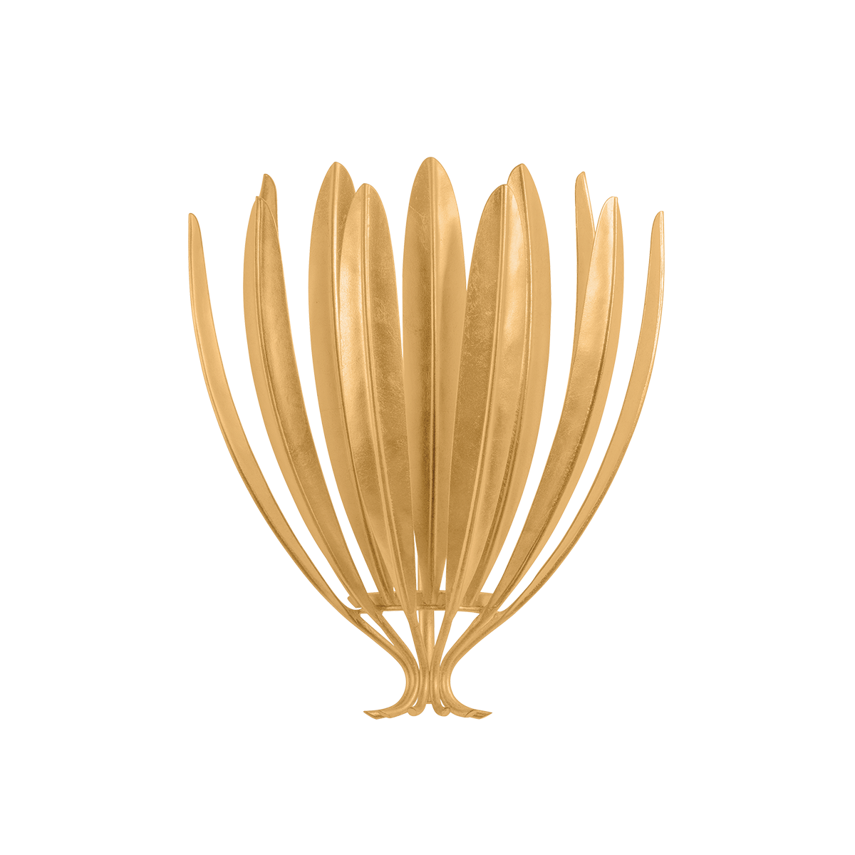 Hudson Valley Lighting Whitfield VINTAGE GOLD LEAF 11.75W x 13H Wall Sconce