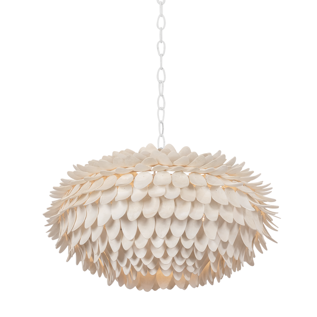 Hudson Valley Lighting Alsen WHITE PLASTER 25.75W x 14.75H Pendant