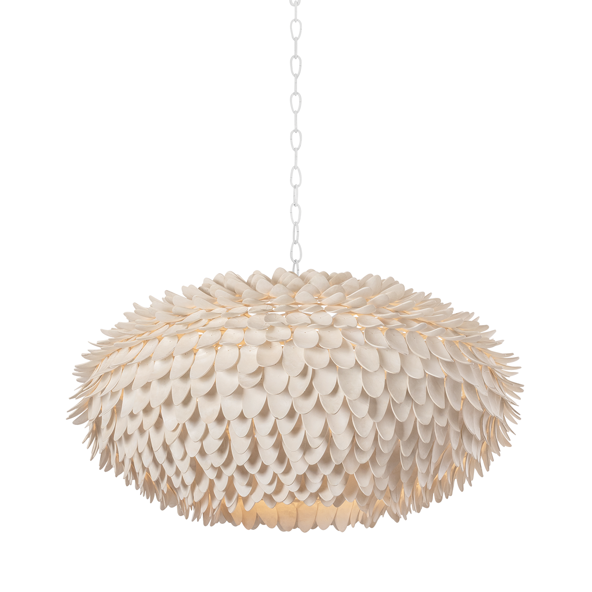 Hudson Valley Lighting Alsen WHITE PLASTER 36.5W x 19.5H Pendant