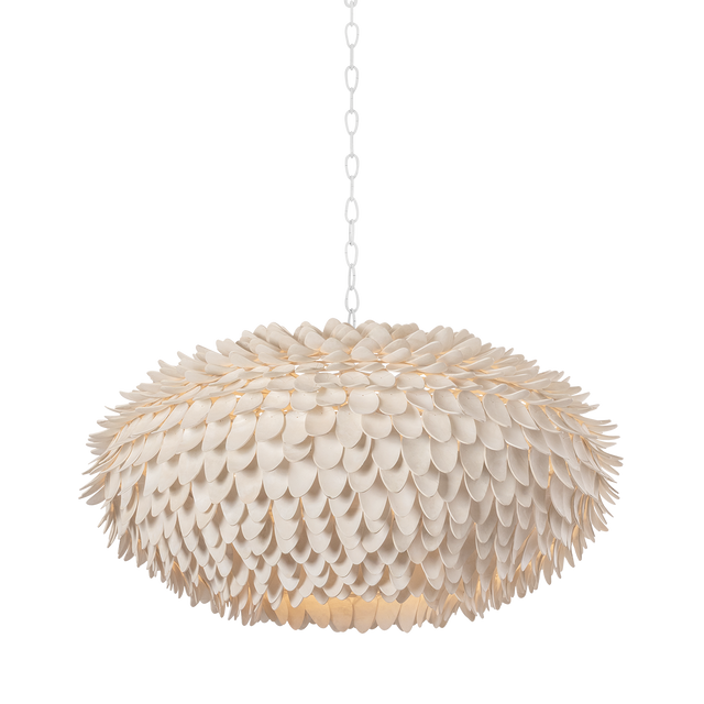 Hudson Valley Lighting Alsen WHITE PLASTER 36.5W x 19.5H Pendant