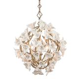 Corbett Lighting Lily STRIA GOLD LEAF 18.5W x 20H Chandelier