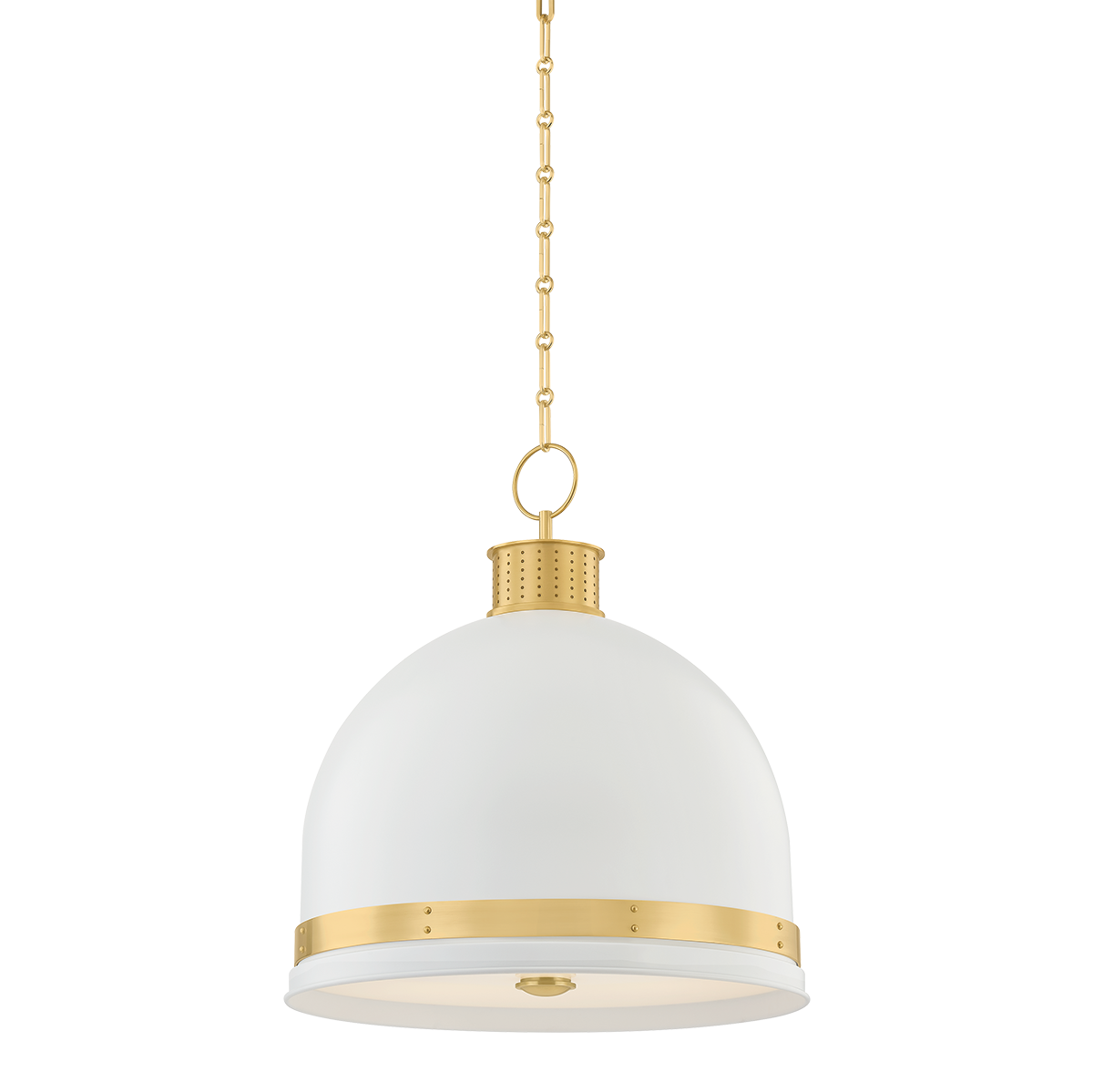 Hudson Valley Lighting Briscoe AGED BRASS 20.25W x 22H Pendant