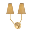Hudson Valley Lighting Buskirk AGED BRASS 15W x 17.75H Wall Sconce